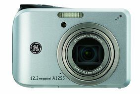 GE A1255 12 MP Digital Camera with 5X Optical Zoom and 2.7-Inch LCD with Auto Brightness (Black) N6