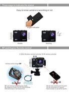 Campark&reg; 1080p 60fps Wifi Extreme Sports Action Camera Waterproof,16MP,1296P,Ambarella A7l,50m Underwater,RF Wrist... N10