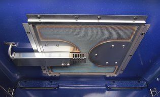 Kucht KRG3618U 36" Professional-Class Gas Range Convection Oven, 6 Top Burners, Blue Porcelain Interior in Stainless... N4