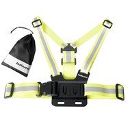 Fantaseal Action Camera Chest Mount Hi-Reflective Safety Vest for GoPro Chest Mount Harness Chesty Vest GoPro... N46