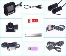 Biker&#039;s Camera, SYKIK rider SYBC6L Motorcycle Action Camera, Sport camera and DVR. Front camera and back camera . N6