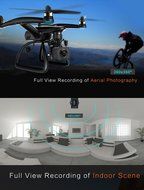 VR 360 Degree Dual-lens WiFI Panoramic Sports Action Video Camera,1080P Full HD and 8 MP Sports DV N2