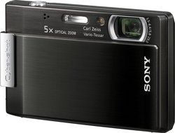Sony Cybershot DSC-T100 8MP Digital Camera with 5x Optical Zoom and Super Steady Shot (Red) N7