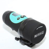 Outdoor Sport BLUE HD 720P 30FPS Waterproof Bike Helmet Action Camera DVR DV