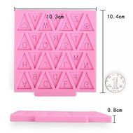 GOOTRADES Letter Flag Bunting Silicone Fondant Mold Cake Decorating Chocolate Mould Baking N7