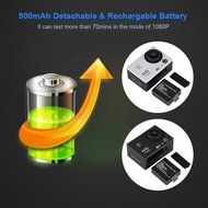 12MP 30M Waterproof Action Sports Camera Wi-Fi Full HD H264 1080p Anti-shaking Video DV AV-out for FPV Night vision...