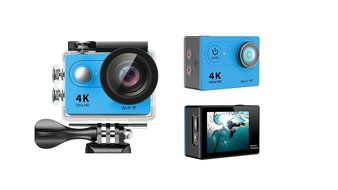 MARVUE MA90 4K WIFI Sports Action Camera FULL HD 1080P 60fps 16MP Waterproof Digital Video Recorder (SILVER) N4