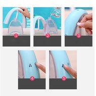 Oksale Rainbow LED USB Charging Home Office Humidifier Aroma Air Mist Diffuser Purifier Atomizer (Blue)