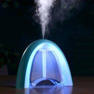 Oksale Rainbow LED USB Charging Home Office Humidifier Aroma Air Mist Diffuser Purifier Atomizer (Blue) N2