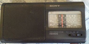 Sony ICF-890 4 Band FM/AM/TV Radio