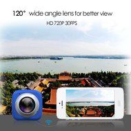 WiFi Selfie Camera Mini DV Recorder Car HD 720P DVR 120 Degree Wide Angle Lens with Wireless Built-in WiFi Mobile... N6