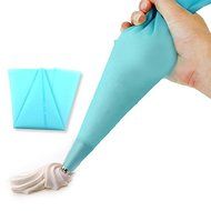 Generic Small/Large Decorating Reusable Cake Silicone Pastry Bag Icing Piping Cream N3