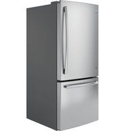 GE Stainless Steel Bottom Freezer Refrigerator N5