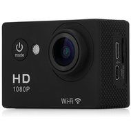 Flymemo W9 2.0 Inch Big Screen 12MP Full HD 1080P 140 Degree WiFi Waterproof Sport DV Camera,Black
