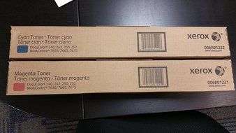Genuine Xerox DocuColor 240 250 WorkCentre 7655, 7665, 7675 seriesToner Set 006R01219, 006R01220, 006R01221, 006R01222...