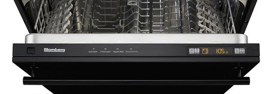 Blomberg DWT54100B Dishwasher with Tall Tub Top Controls, 4 Programs and 14 Place Settings, Black