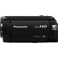 Panasonic HC-W570 HD Camcorder Bundle Includes Full Size Tripod + Deluxe Camcorder Case + Microfiber Cleaning... N5