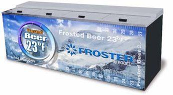 Beer Frosters, Refridgerant, 4 Doors, Fits 720 Bottles, 31 Cubic Feet