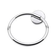 Ginger 0305 Towel Ring from the Hotelier Collection, Satin Nickel by Ginger