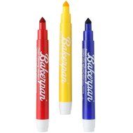 Bakerpan Food Coloring Markers, Standard Tip, Primary Colors Blue Red &amp; Yellow, Set of 3 N2