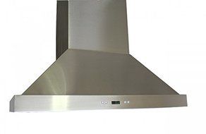 CAVALIERE 30" Island Mounted Stainless Steel Kitchen Range Hood 860 CFM Spagna Vetro Econo Series SV198B2-SPI30 N2