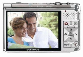Olympus Stylus 730 7.1MP Digital Camera with Digital Image Stabilized 3x Optical Zoom (Silver) N3