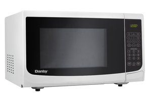 Danby Designer 0.7 cu.ft. Countertop Microwave, Black/Stainless Steel N6