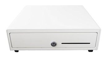 APG VB320-AW1313-B27 Vasario Series Standard-Duty Cash Drawer with MultiPRO Interface, Painted Front, 13.8" x... N3