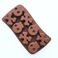 HT BAKEWARE | Skull Chocolate Silicone Mold N2