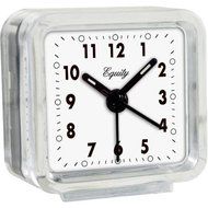 La Crosse Technology Equity Clear Analog Alarm Clock, Clear case with luminous hands