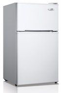 SPT RF-314W Double Door Refrigerator, White, 3.1 Cubic Feet