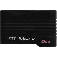 Kingston DataTraveler Micro 8GB USB 2.0 Flash Drive, Black - DTMCK/8GB