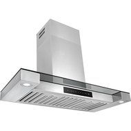 Golden Vantage 30" Stainless Steel Wall Mount Touch Screen Display LED Light Lamp Baffle Filter Convertible Cooking... N6