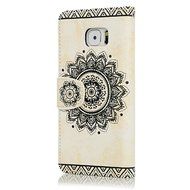 S7 Edge Case,Samsung Galaxy S7 Edge Case - Badalink 3D Embossed Flower Wallet Magnetic Flip Cover PU Leather Kickstand... N27
