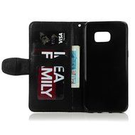 S7 Edge Case,Samsung Galaxy S7 Edge Case - Badalink 3D Embossed Flower Wallet Magnetic Flip Cover PU Leather Kickstand... N33