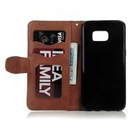 S7 Edge Case,Samsung Galaxy S7 Edge Case - Badalink 3D Embossed Flower Wallet Magnetic Flip Cover PU Leather Kickstand... N34