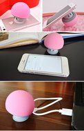Generic Mini Wireless Bluetooth Speaker For Mobile Phone ( Pink)