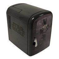 10.5" L x 7.5" W x 10.5" H Star Wars 6- 12 oz Can Character Mini Fridge with Metal Handle, Grey N2