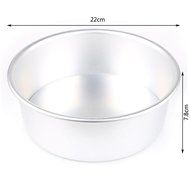 Kitchen 4/6/8&quot; Aluminum Alloy Non-stick Round Cake Bake Mould Pan Bakeware Tool N4