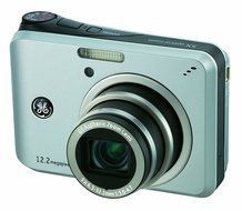 GE A1255 12 MP Digital Camera with 5X Optical Zoom and 2.7-Inch LCD with Auto Brightness (Black) N9
