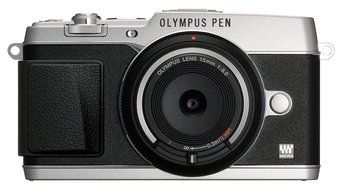 OLYMPUS Micro Four Thirds PEN E-P5 Silver E-P5 BODY SLV - International Version (No Warranty) N3