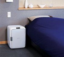 TWINBIRD 2-powered portable electronic suitable temperature box D-CUBE X HR-DB08GY (gray)