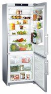 Liebherr 15.5 Cu. Ft. Freestanding Stainless Steel Counter Depth Bottom Freezer Refrigerator - CS1660