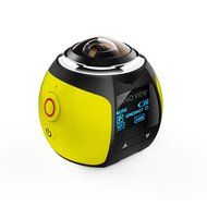 niceEshop(TM) 4K 360 Degree Wifi Panoramic Camera Ultra HD 2448x2448 Mini Sport Action Driving VR Camera, Blue N17