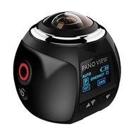 niceEshop(TM) 4K 360 Degree Wifi Panoramic Camera Ultra HD 2448x2448 Mini Sport Action Driving VR Camera, Blue N18