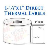 2 Rolls- 1.25x1 Direct Thermal Barcode Labels for Zebra GC420d GC420t GK420d GK420t GX420d GX420t LP2824 LP2422...