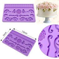 Silicone Cake Lace Mold for Wedding Cake Decoration,DiDaDi Lovely Silicone Lace Cake Mold, Fondant Cake Decorating...