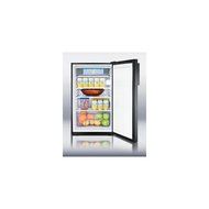Summit CM421BLADA 20&quot; Medically Approved &amp; ADA Compliant Compact Refrigerator with 4.1 cu. ft. Capacity Manual... N2