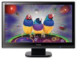 Viewsonic VX2453MH-LED 24-Inch Ultra-thin Widescreen LED Monitor - Black N10