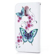 MOTO G4 Case,Motorola MOTO G4 Case - Wallet Flip Stand Case PU Leather Case with Shockproof TPU Inner Bumper Colorful... N12